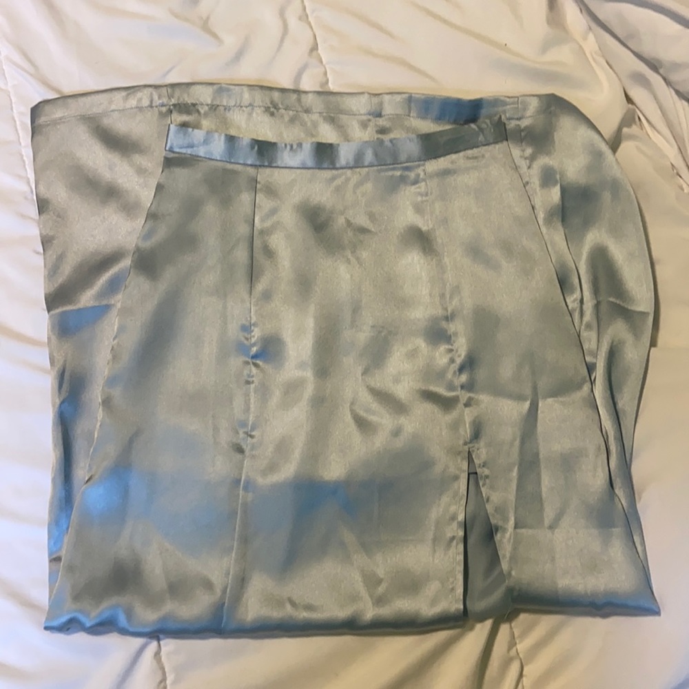 Long satin skirt from AE